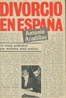 DIVORCIO EN ESPAÑA.