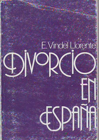 DIVORCIO EN ESPAÑA.