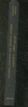 DOCTRINA MERCANTIL DEL TRIBUNAL SUPREMO. APENDICE I. CORRESPONDIENTE A LOS AÑOS 1956 a JULIO de 1962.