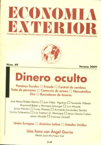 ECONOMIA EXTERIOR. Nº 50: NUMERO ESPECIAL.