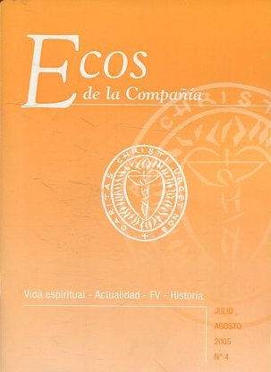 ECOS DE LA COMPAÑÍA. VIDA ESPIRITUAL-ACTUALIDAD-FV-HISTORIA. Nº 5.