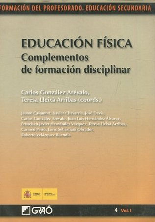 EDUCACION FISICA. COMPLEMENTOS DE FORMACION DISCIPLINAR.