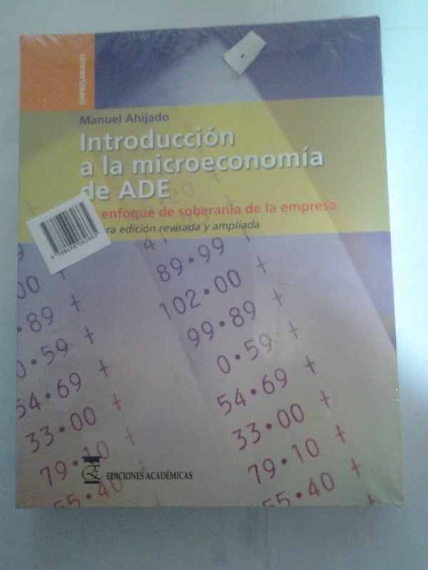 Ejercicios para introduccion a la microeconomia de ADE. 2 tomos