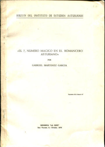 EL 7, NUMERO MAGICO EN EL ROMANCERO ASTURIANO.