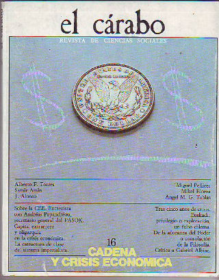 EL CÁRABO. Nº 16. CADENA Y CRISIS ECONÓMICA.