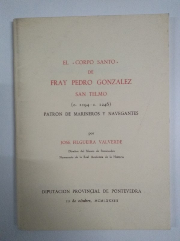 El <<Corpo Santo>> de Fray Pedro González