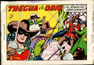 EL ESPADACHIN ENMASCARADO Nº. 5. TREGUA DE ODIO. EL ENEMIGO BURLADO. EL FIN DE FRANCOIS.