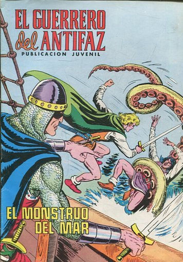 EL GUERRERO DEL ANTIFAZ. Nº 240, EL MONSTRUO DEL MAR.