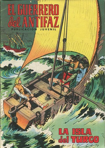 EL GUERRERO DEL ANTIFAZ. Nº 72, LA ISLA DEL TURCO.