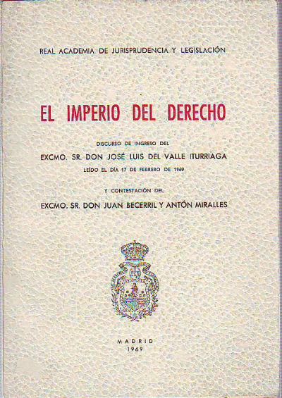 EL IMPERIO DEL DERECHO.