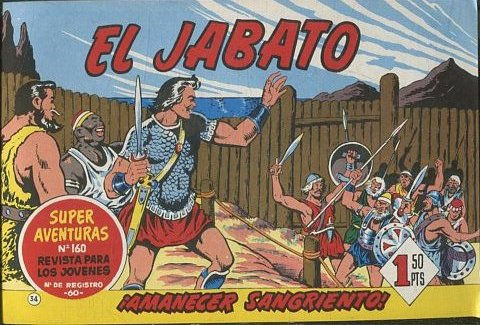 EL JABATO NUMERO 34: AMANECER SANGRIENTO. SUPER AVENTURAS. EDICION FACSIMIL.