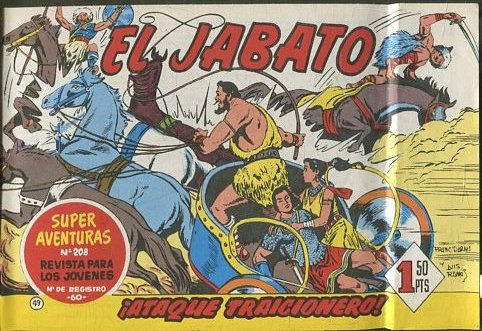 EL JABATO NUMERO 49: ATAQUE TRAICIONERO. SUPER AVENTURAS. EDICION FACSIMIL.