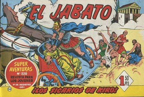 EL JABATO NUMERO 54: LOS SICARIOS DE KIRO. SUPER AVENTURAS. EDICION FACSIMIL.