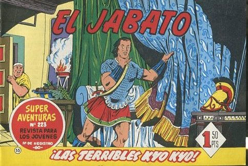 EL JABATO NUMERO 55: LAS TERRIBLES KYO KYO. SUPER AVENTURAS. EDICION FACSIMIL.