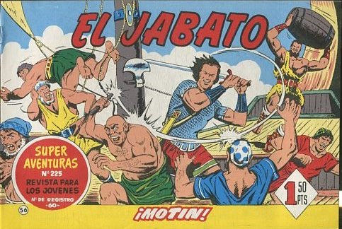 EL JABATO NUMERO 56: MOTIN. SUPER AVENTURAS. EDICION FACSIMIL.