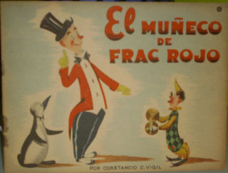 EL MUÑECO DE FRAC ROJO.