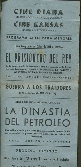 EL PRISIONERO DEL REY/ GUERRA A LOS TRAIDORES/ LA DINASTIA DEL PETROLEO.