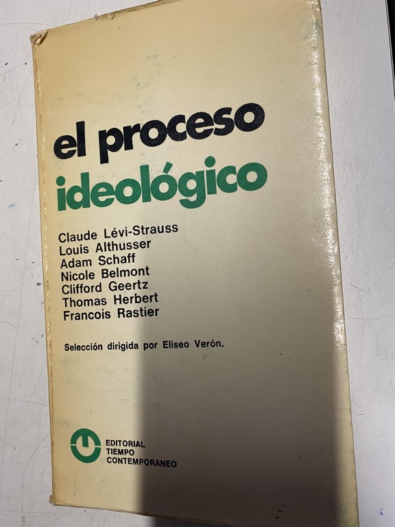 EL PROCESO IDEOLOGICO.