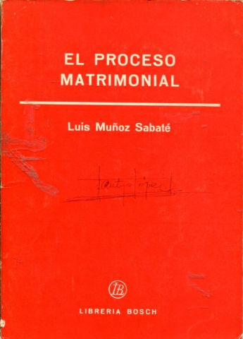 EL PROCESO MATRIMONIAL.