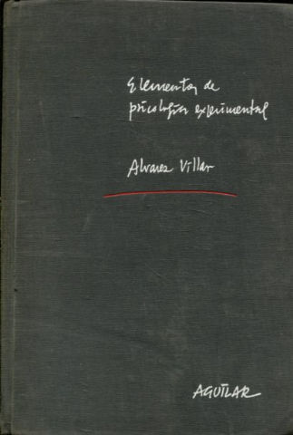 ELEMENTOS DE PSICOLOGIA EXPERIMENTAL.