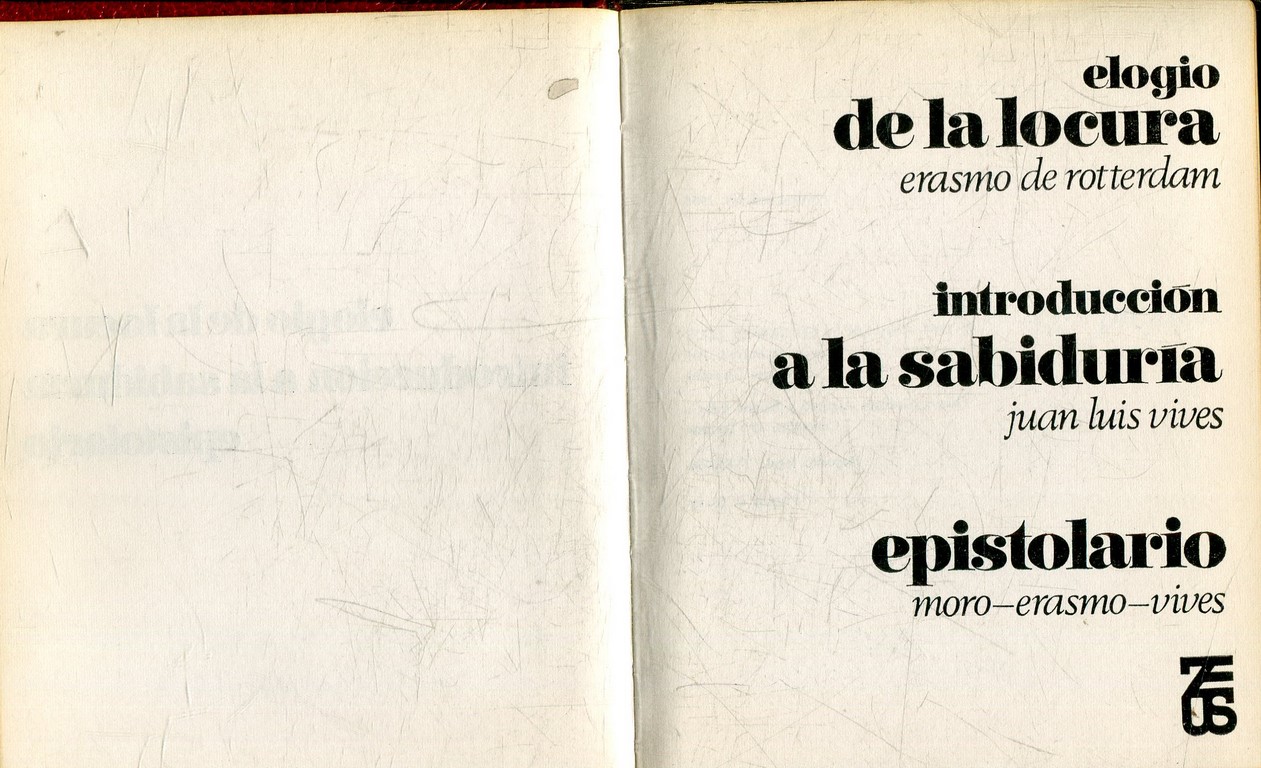 ELOGIO DE LA LOCIRA/INTRODUCCION A LA SABIDURIA/ EPISTOLARIO.