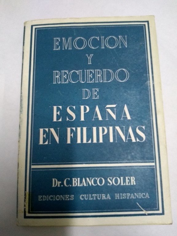 Emoción y recuerdo de España en Filipinas