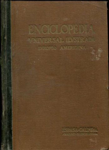 ENCICLOPEDIA UNIVERSAL ILUSTRADA EUROPEO AMERICANA. TOMO 8: BEM- BONF.