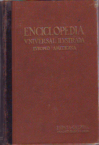 ENCICLOPEDIA UNIVERSAL ILUSTRADA EUROPEO AMERICANA. TOMO 20. ENRI/ESPAN.