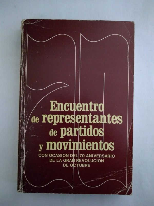 Encuentro de representantes de partidos y movimientos. 1