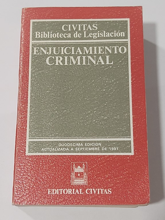 Enjuiciamiento criminal