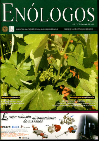 ENOLOGOS. REVISTA OFICIAL DE LA FEDERACION ESPAÑOLA DE ASOCIACIONES DE ENOLOGOS. Nº 23.