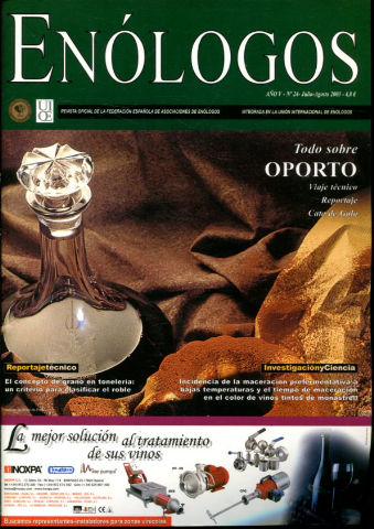 ENOLOGOS. REVISTA OFICIAL DE LA FEDERACION ESPAÑOLA DE ASOCIACIONES DE ENOLOGOS. Nº 24.