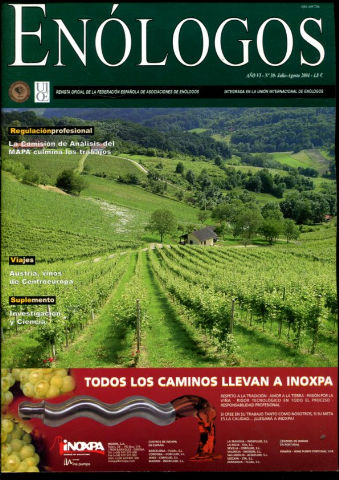 ENOLOGOS. REVISTA OFICIAL DE LA FEDERACION ESPAÑOLA DE ASOCIACIONES DE ENOLOGOS. Nº 30.