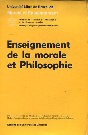 ENSEIGNEMENT DE LA MORALE ET PHILOSOPHIE.