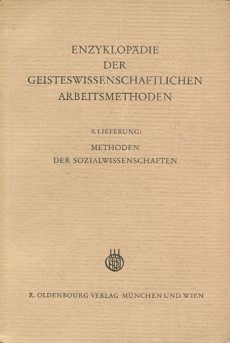 ENZYKLOPADIE DER GEISTERSWISSENSCHAFTLICHEN ARBEITSMETHODEN.