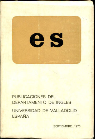 ES. PUBLICACIONES DEL DEPARTAMENTO DE INGLES DE LA UNIVERSIDAD DE VALLADOLID. Nº 5.