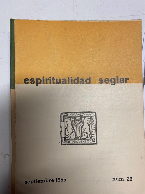 ESPIRITUALIDAD SEGLAR. AÑO II, NUM. 29.