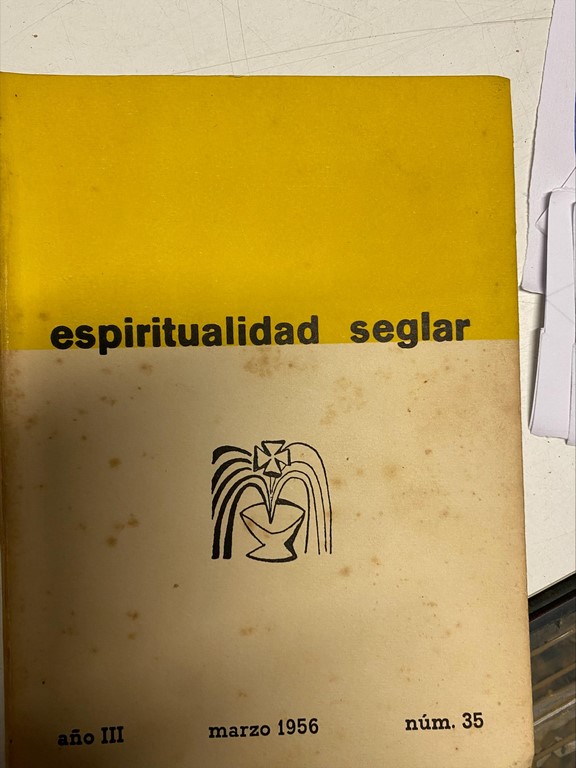 ESPIRITUALIDAD SEGLAR. AÑO III, NUM. 35.