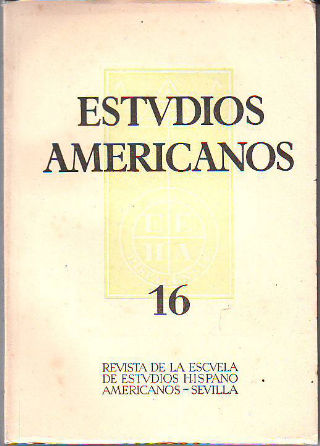 ESTUDIOS AMERICANOS. Nº 16.