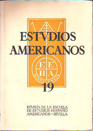 ESTUDIOS AMERICANOS. Nº 19.