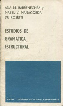 ESTUDIOS DE GRAMATICA ESTRUCTURAL.