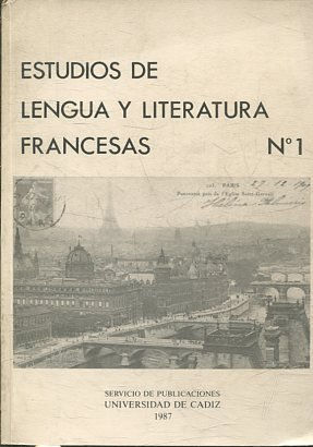 ESTUDIOS DE LENGUA Y LITERATURA FRANCESAS Nº 1.