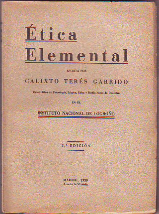 ETICA ELEMENTAL.