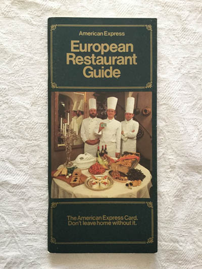 European Restaurant Guide