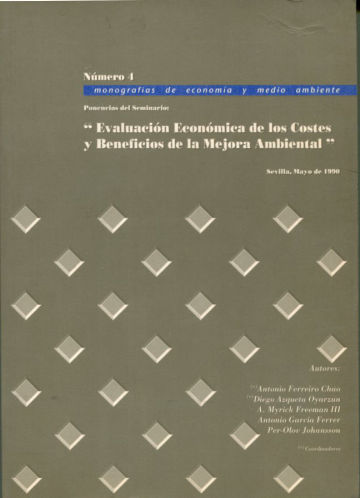 EVALUACION ECONOMICA DE LOS COSTES Y BENEFICIOS DE LA MEJORA AMBIENTAL.