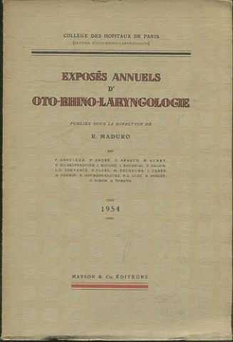 Exposes annuels d'oto-rhyno-laringologie.