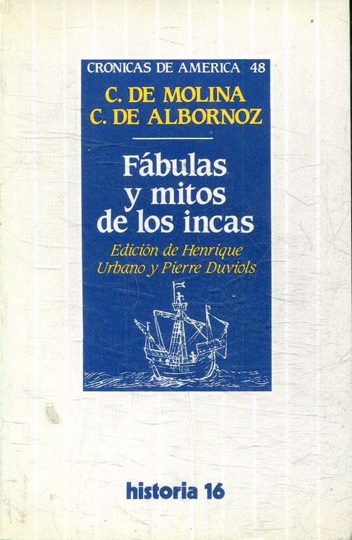 FABULAS Y MITOS DE LOS INCAS.