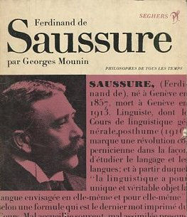 FERDINAND DE SAUSSURE.