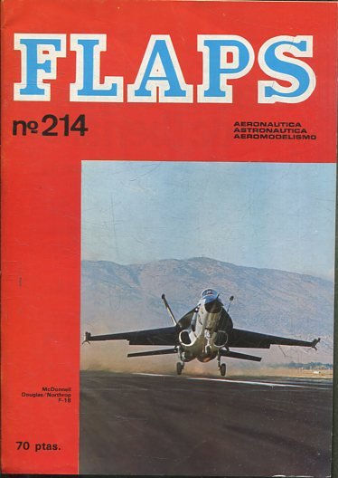 FLAPS. AERONAUTICA, ASTRONAUTICA, AEROMODELISMO. Nº 214.