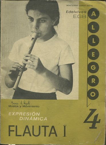 FLAUTA I. EXPRESION DINAMICA. ALLEGRO 4.